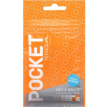 Мастурбатор TENGA POCKET HEXA-BRICK